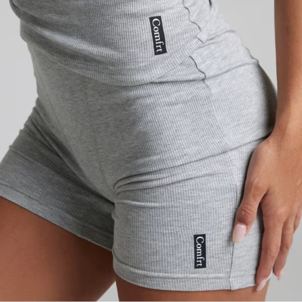 Comfrt Ribbed Contour Boxer Slate‎ XS New With Tags - Picture 4 of 7